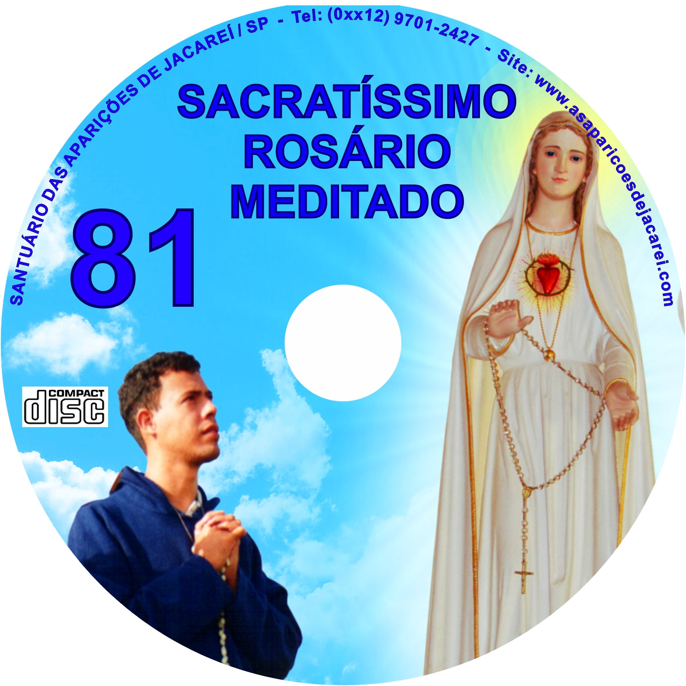 CD Rosário Meditado 081 CD Rosário Meditado 081